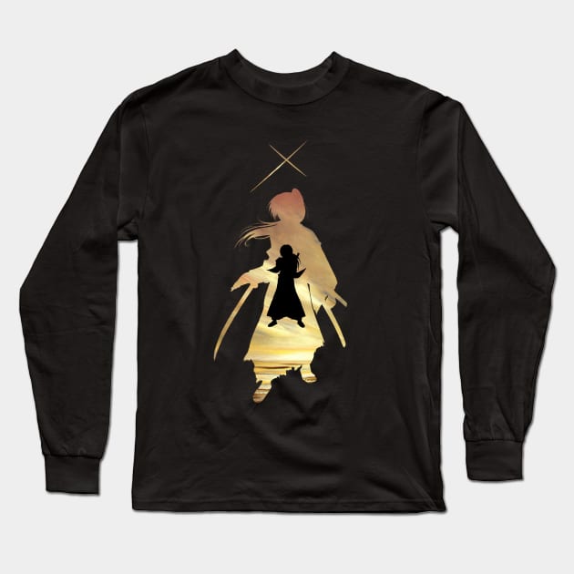 Himura Kenshin - Rurouni Kenshin Long Sleeve T-Shirt by Blason